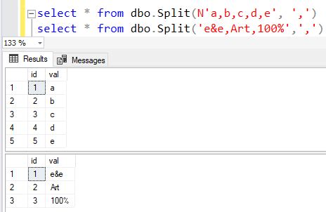 Mysql split string by delimiter I want to split a string into two tables